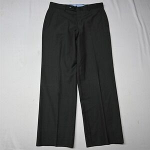 Daniel Cremieux‎ 33x32 Gray Sharkskin Modern Fit Wool Stretch Mens Dress Pants